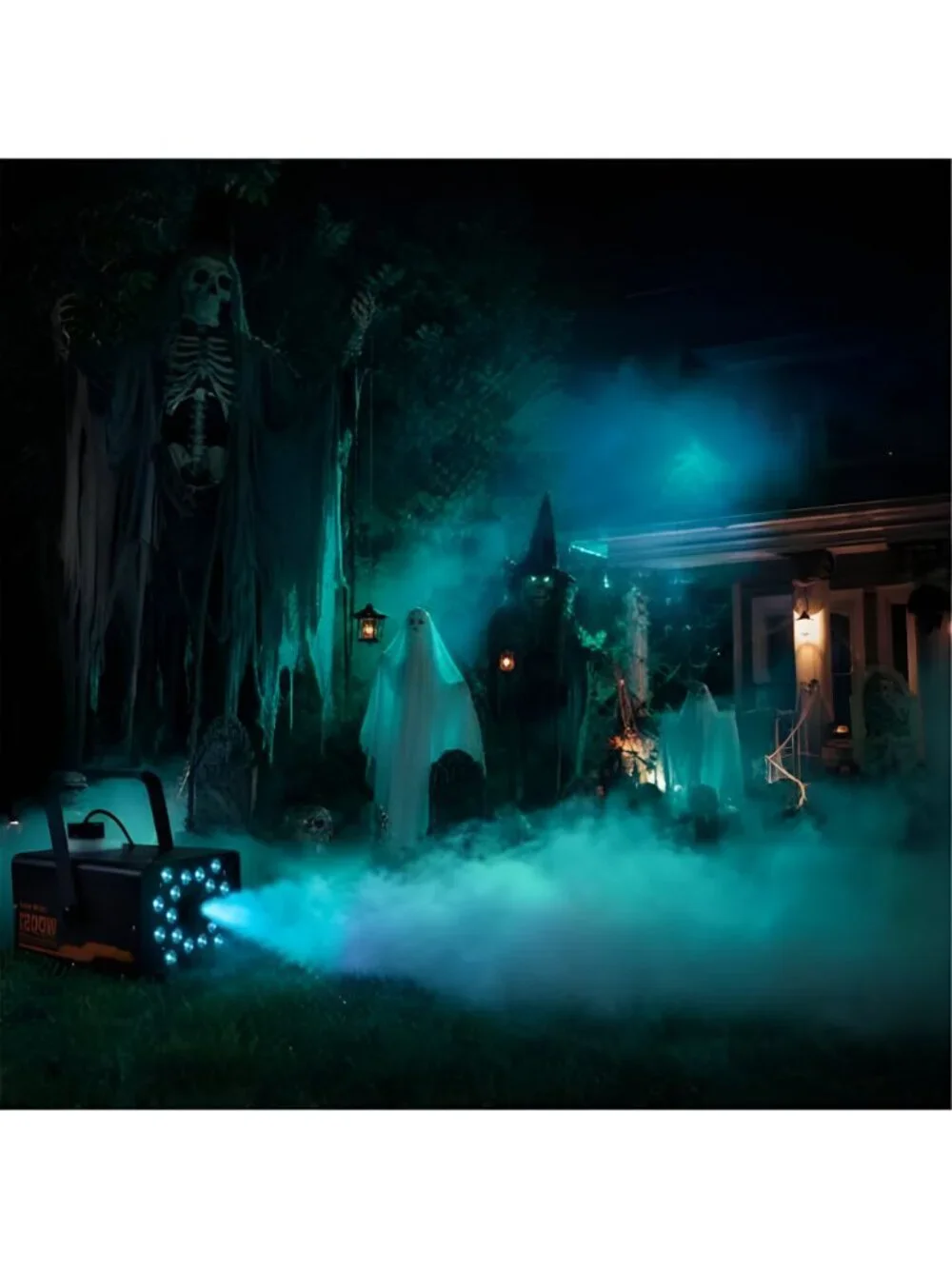 1200W Halloween Fog Machine, Smoke Machine Outdoor Indoor with